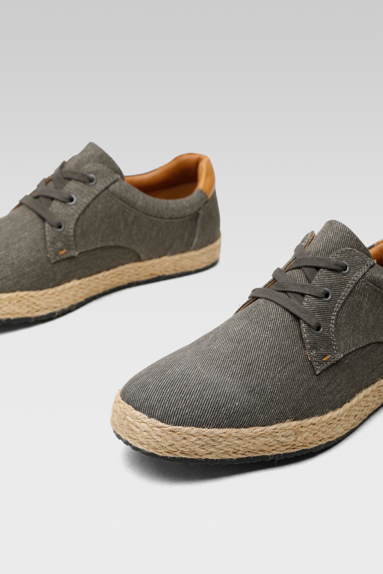 Espadryle OSCAR TAYLOR 121AM0280 Szary