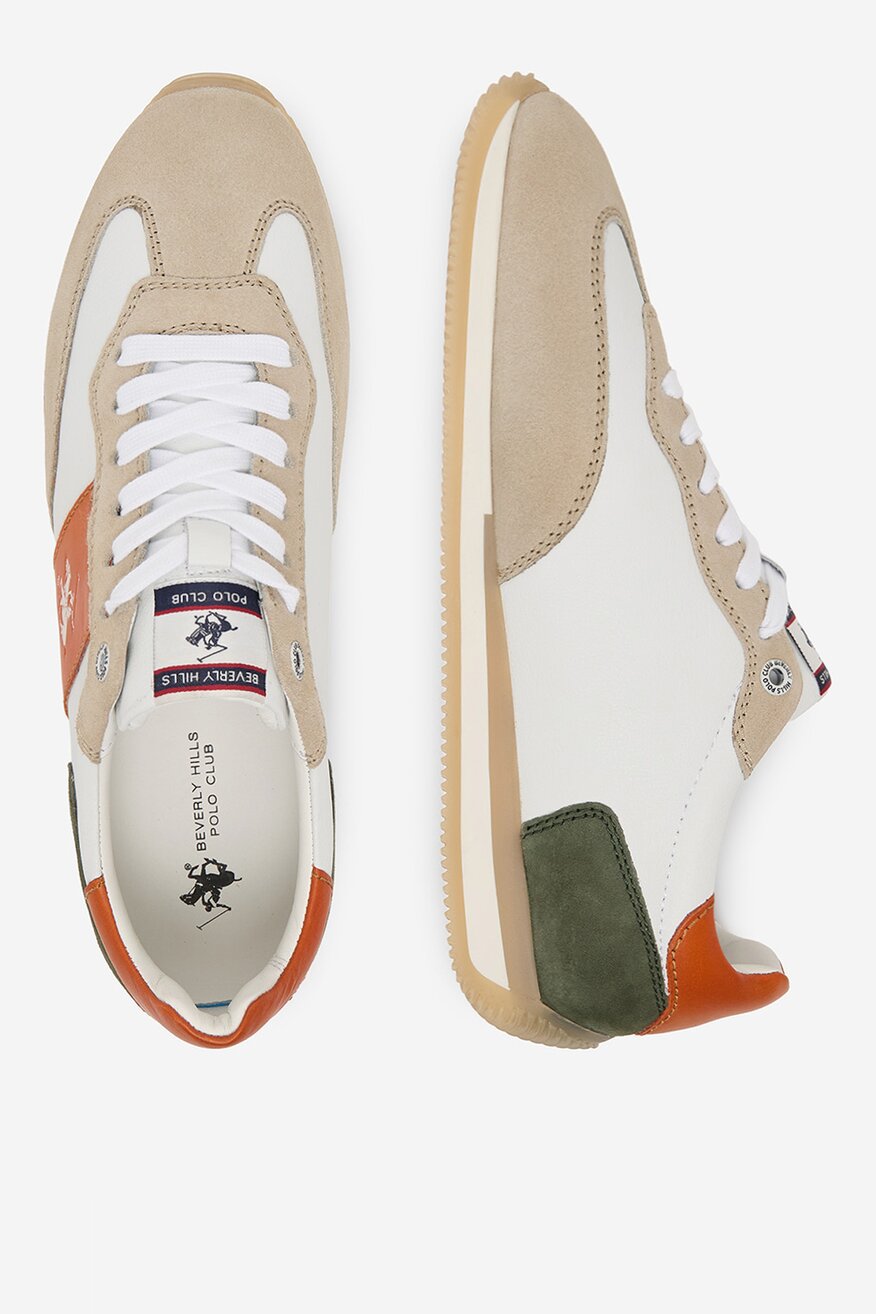 Beverly Hills Polo Club - Sneakersy skórzane - 5907964014034