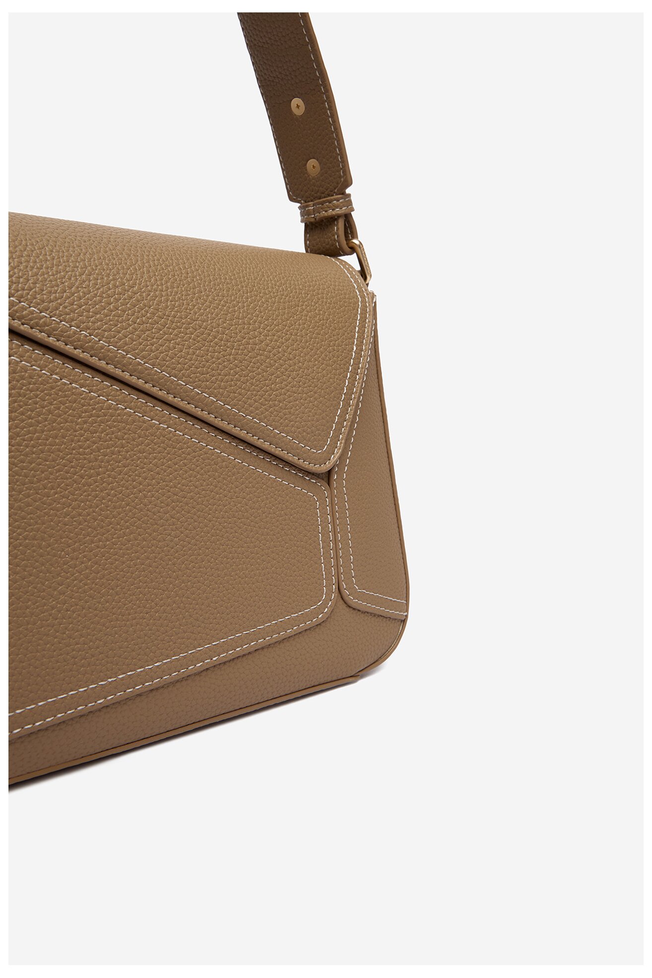 Сумка З Ремінцем Gino Rossi C-KY117 СВІТЛО-БЕЖЕВИЙ