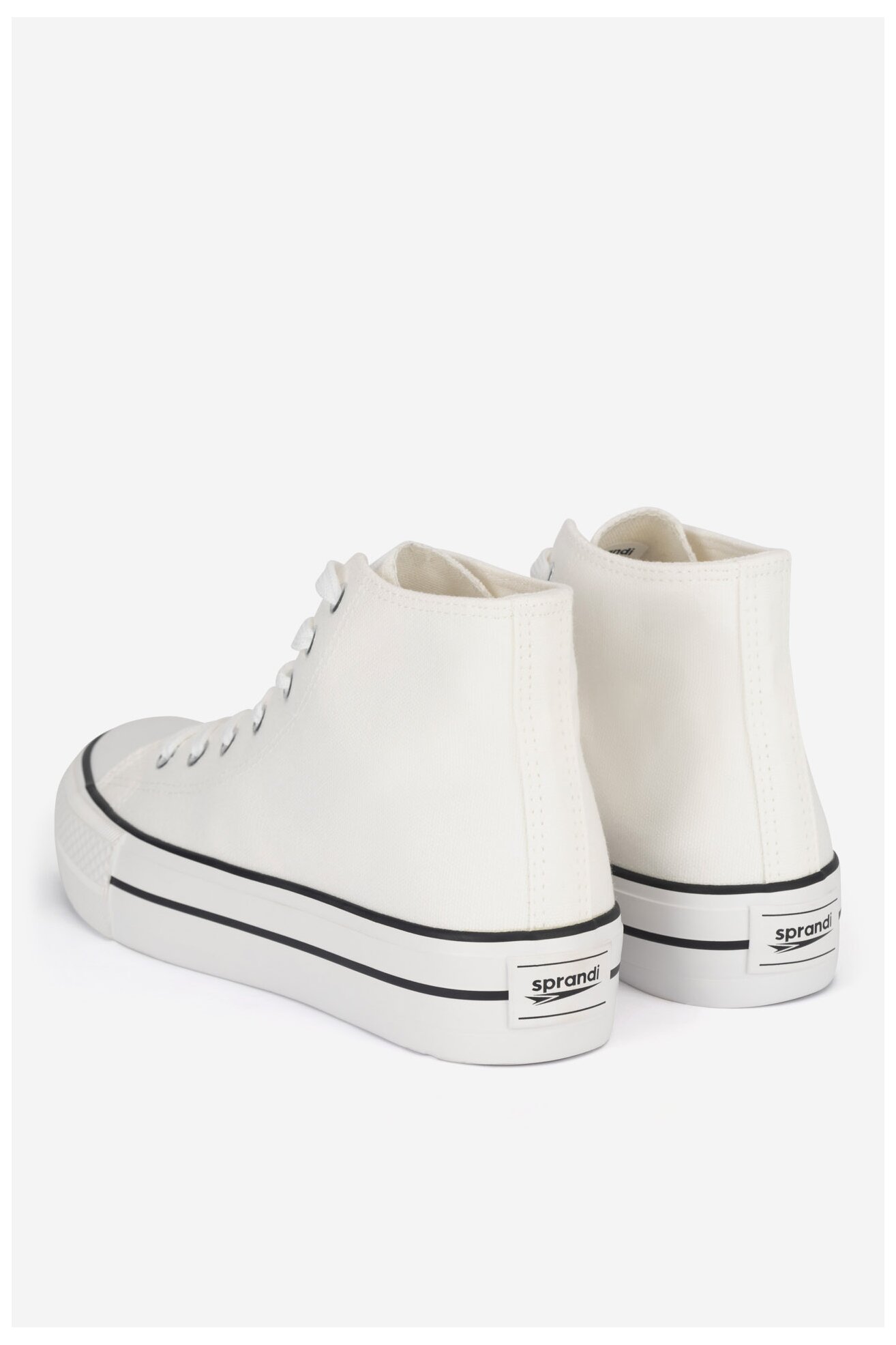 Plátěná obuv Sprandi YL201403 BÍLÁ