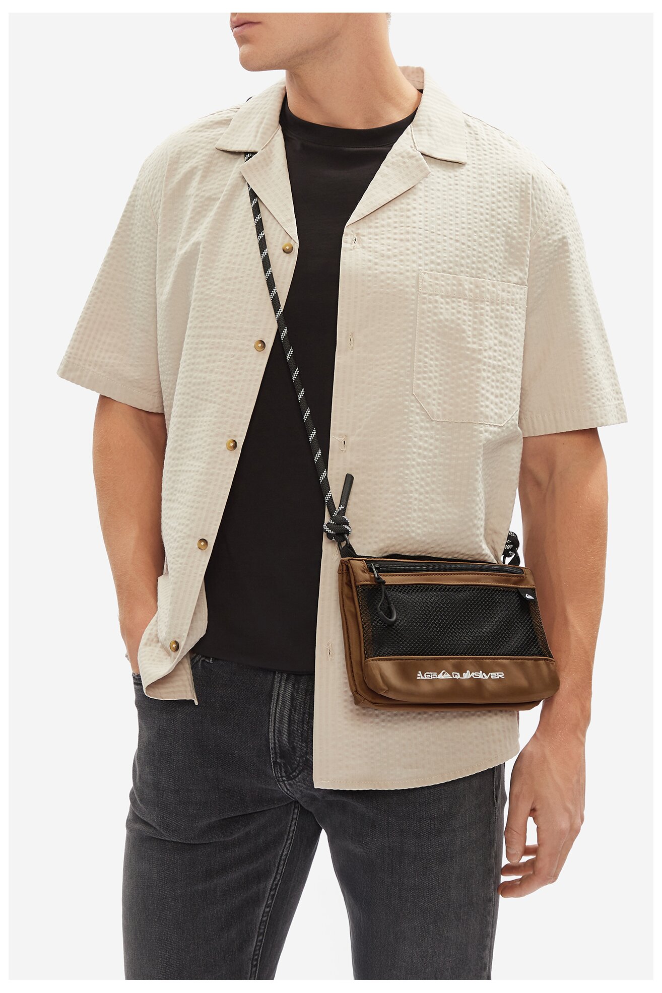 Torba męska QUIKSILVER QUIC-M-006-07 Brązowy