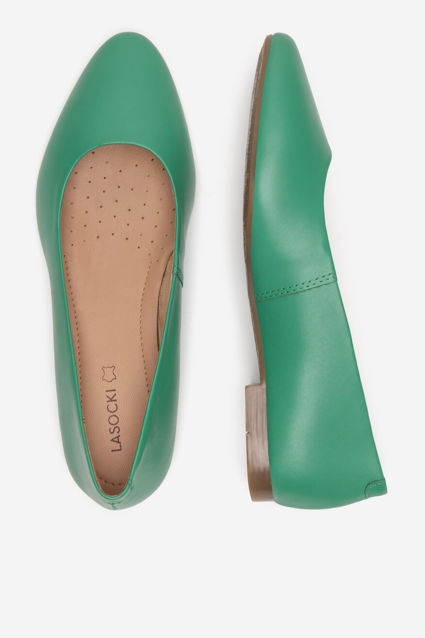 
                Lasocki - Baleriny skórzane - 5903698060590