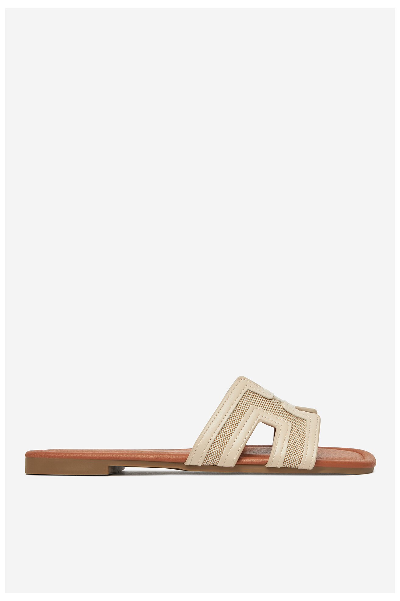 Klapki DeeZee R-28 Beżowy