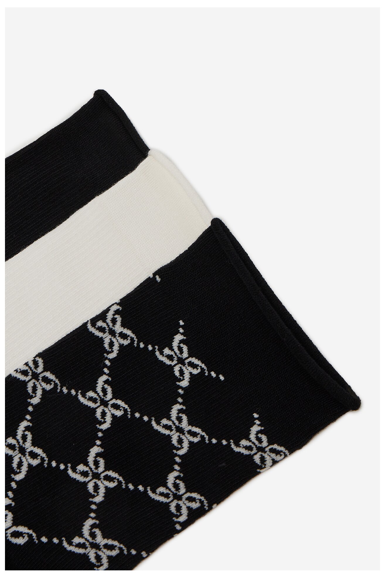 Skarpetki NINE WEST BR_NW_01_Z_SS25 (3 PACK) WHITE Czarny