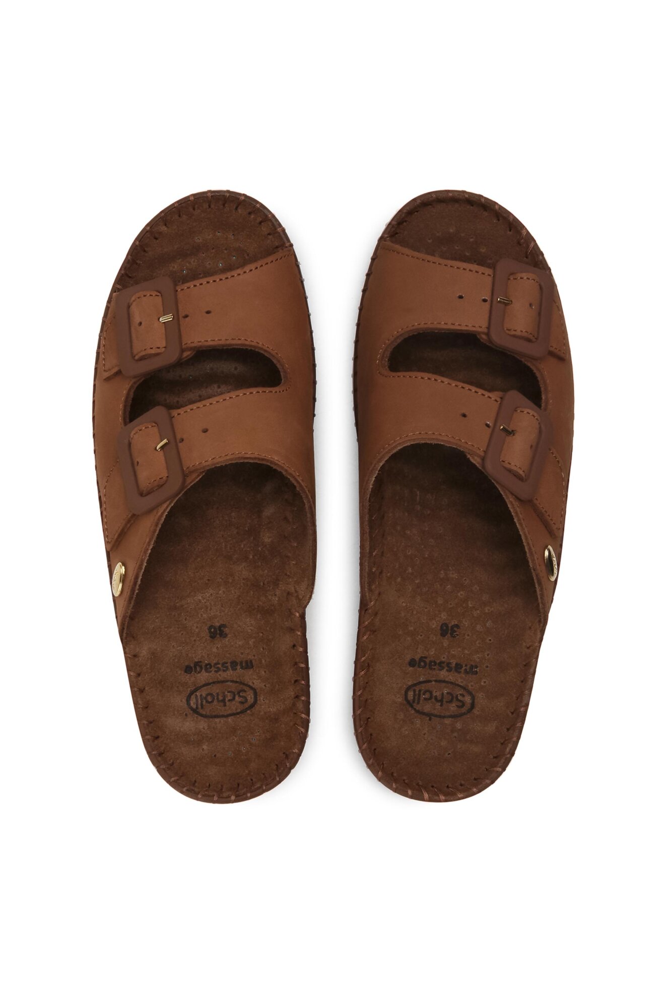 Klapki Scholl F20068 WEEKEND 1061 Brązowy