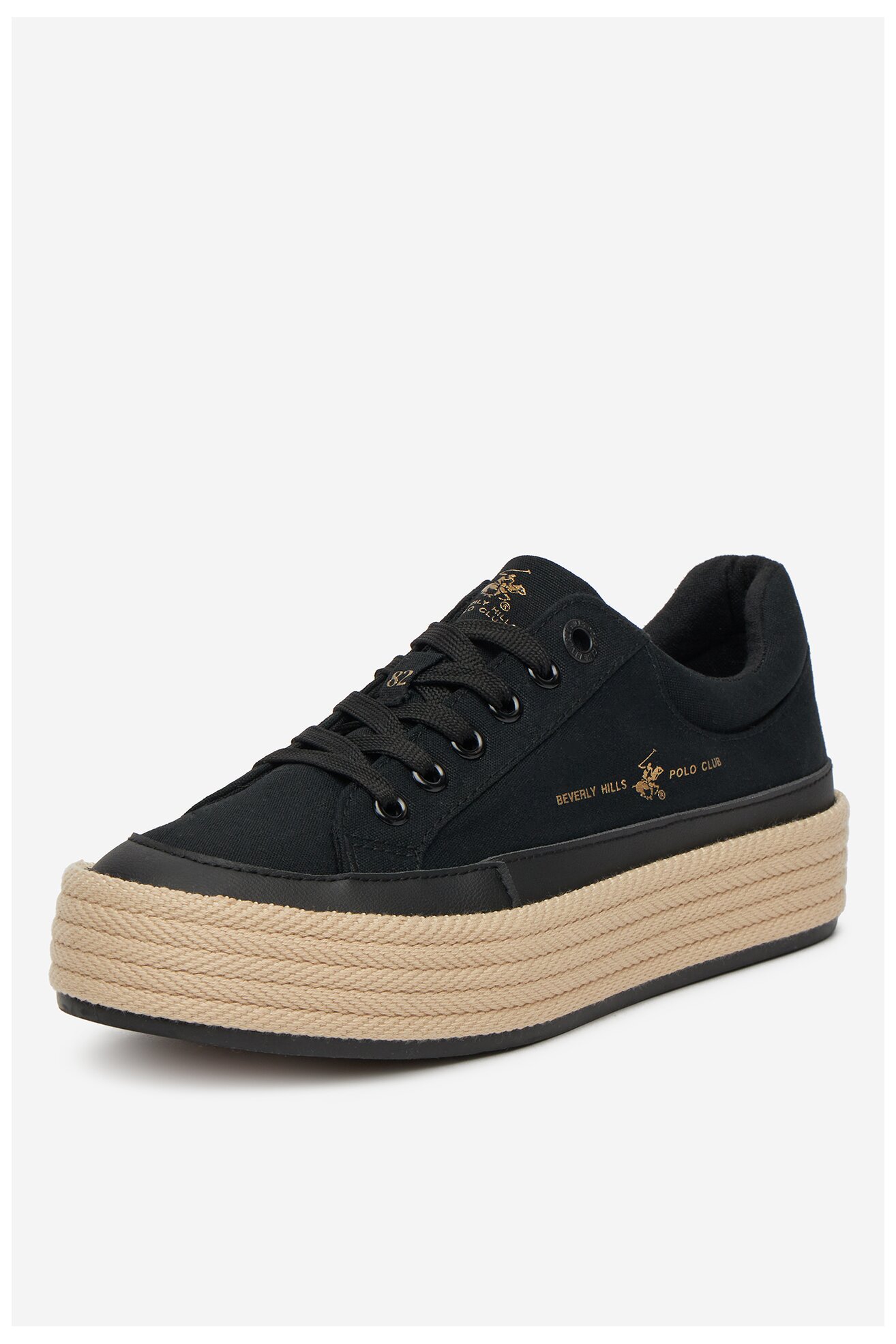 Espadrille Beverly Hills Polo Club WSS21536-01 FEKETE