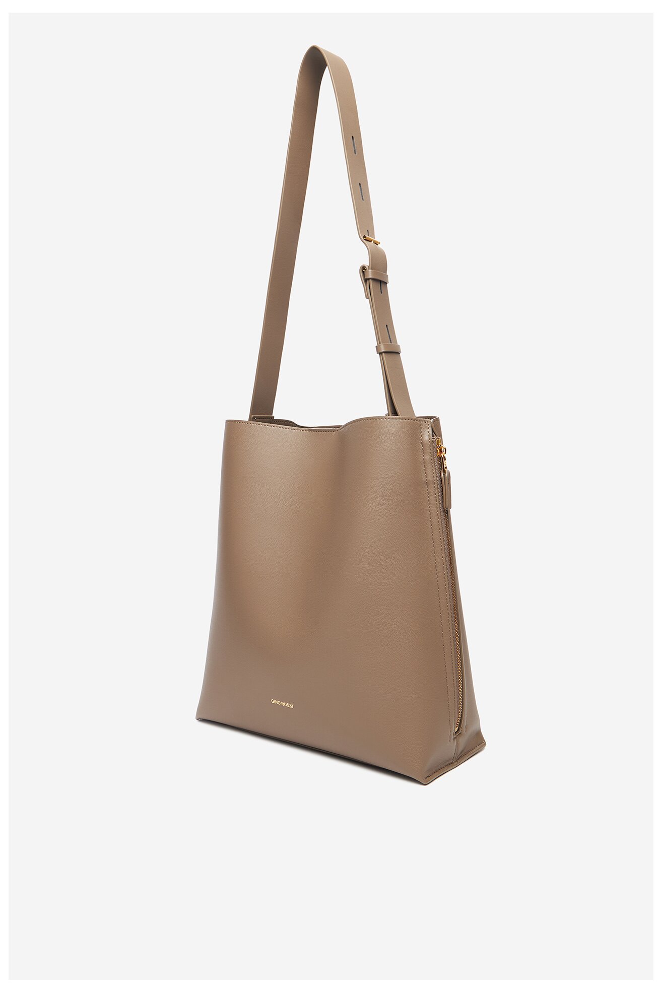 Geantă de mână Gino Rossi WEN-3 BEJ ÎNCHIS