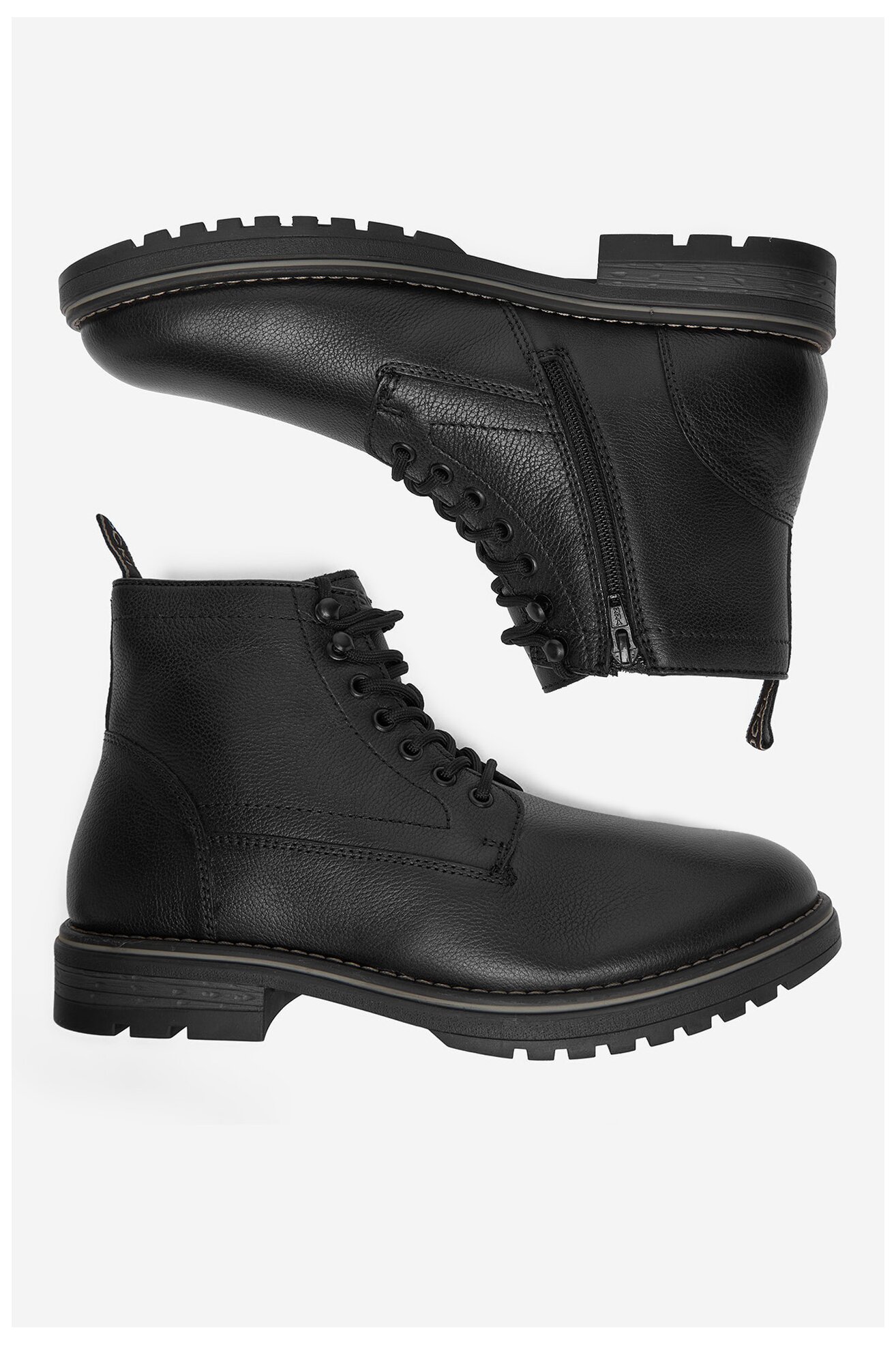 Šněrovací vyšší obuv Lasocki CEO-CAMARO-04 MI24 ČERNÁ