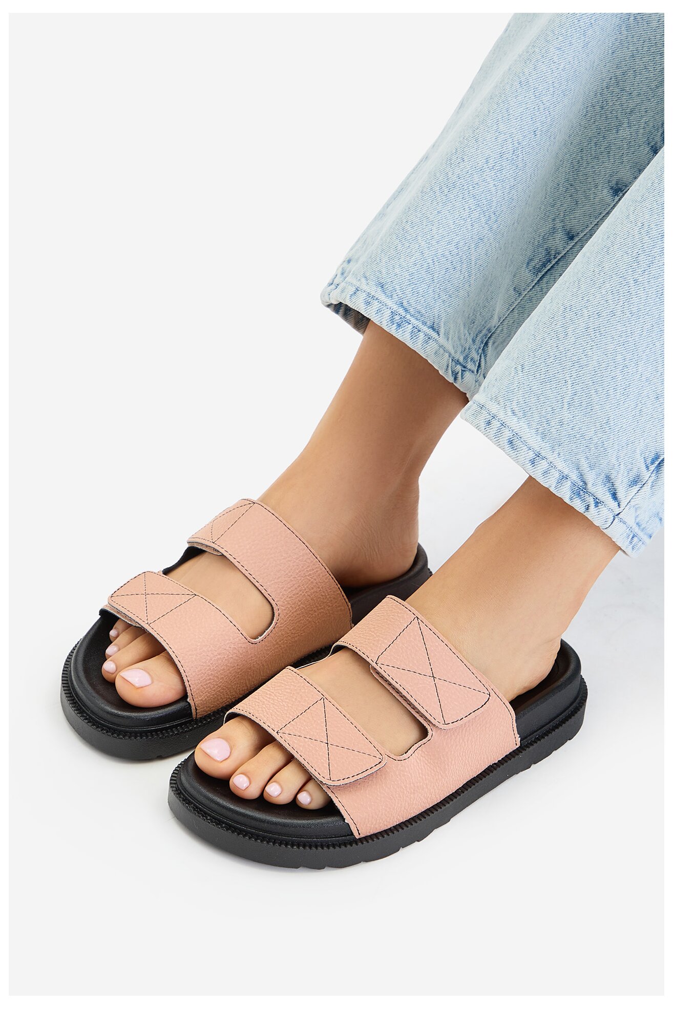 Klapki Jenny CEO-WYL1910-2 Różowy jasny