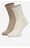 Чорапи NINE WEST CEO_AS_NW_08_W_AW25 (2 PACK)R БЕЖОВ