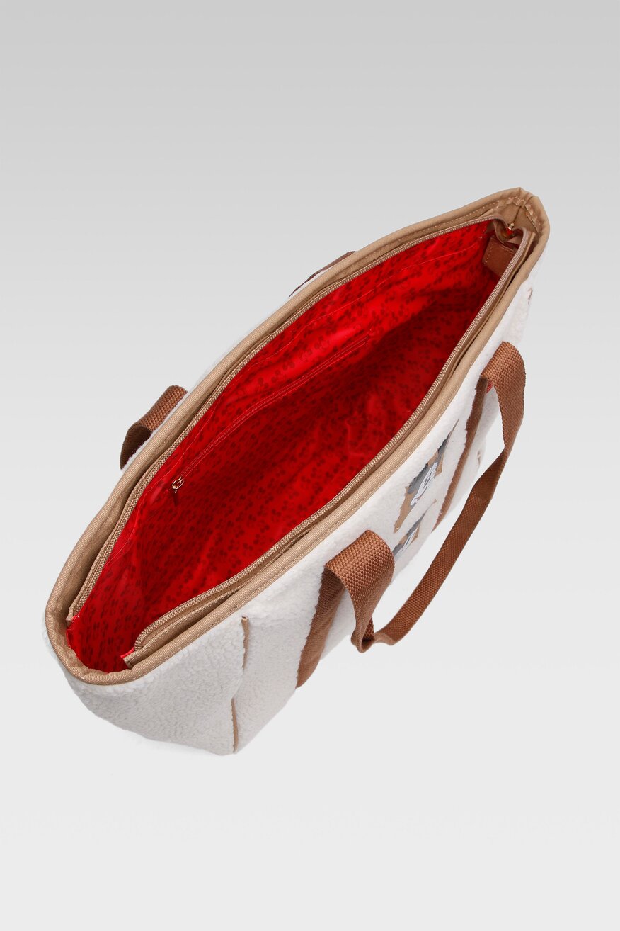 Mickey&Friends - Torebka shopper pastelowa beżowa - 5903698840765