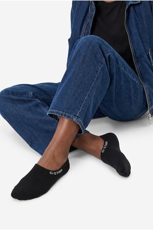 Шкарпетка G-STAR RAW AS_G-STAR_S_020_SS25 (3-PACK) ЧОРНИЙ