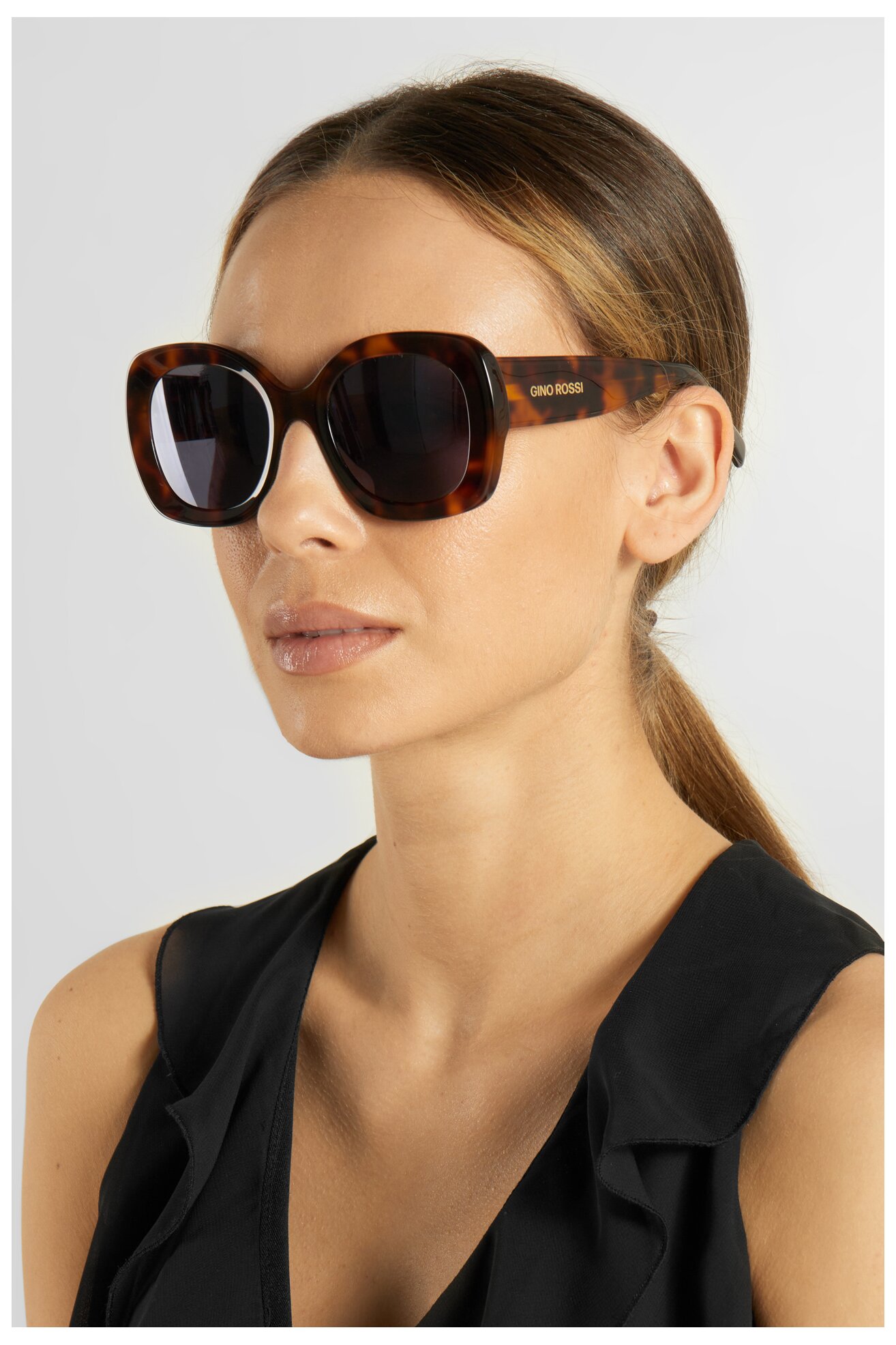 Okulary damskie Gino Rossi LD81481 Brązowy