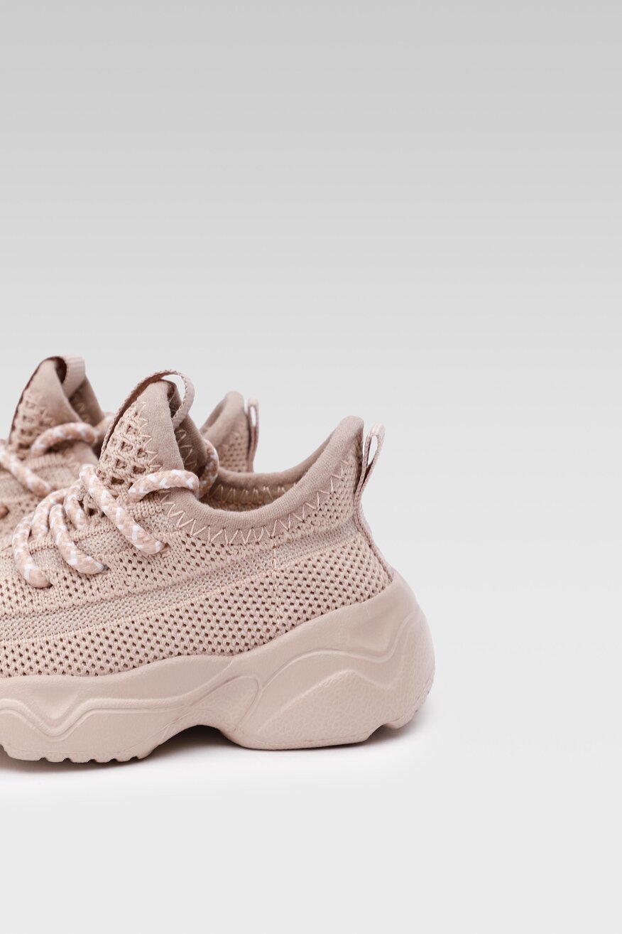 
                Sprandi - Obuwie sportowe beżowe sznurowane - 5904248796594