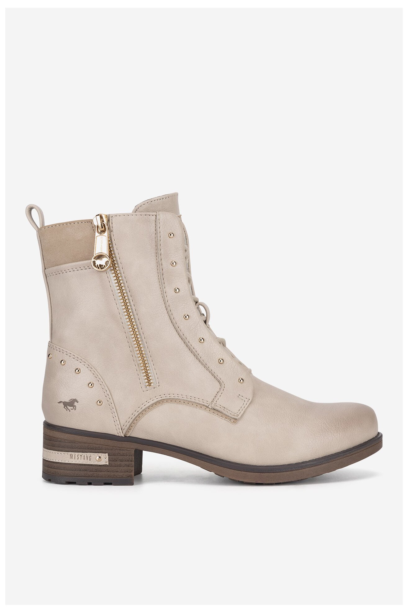 Trzewiki Mustang 1229-522 Biały