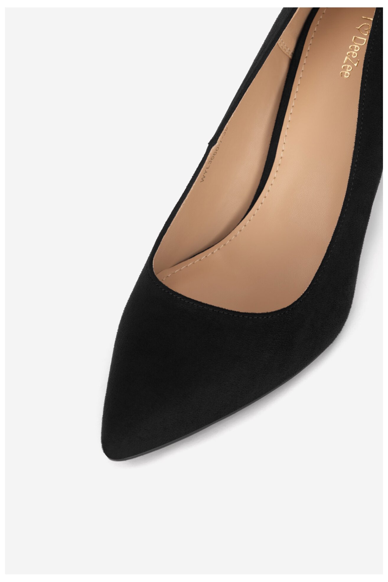 Pantofi cu toc DeeZee WYL3660-7 NEGRU