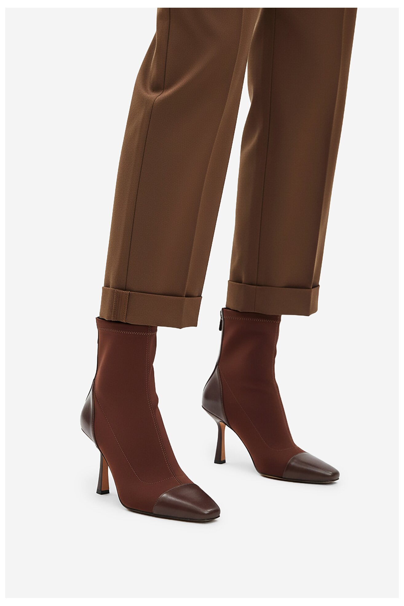 Botki NINE WEST CEO-NOURA-01 Brązowy