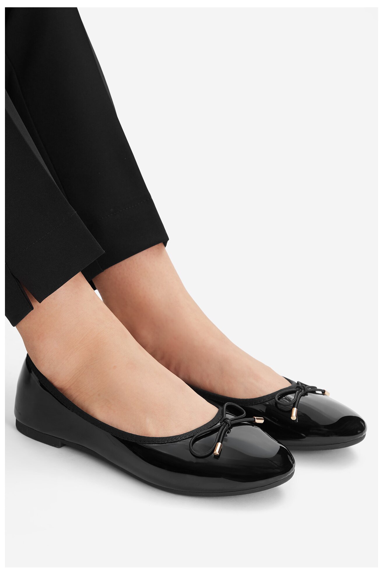 Baleriny Jenny CEO-3V9014-19 Czarny