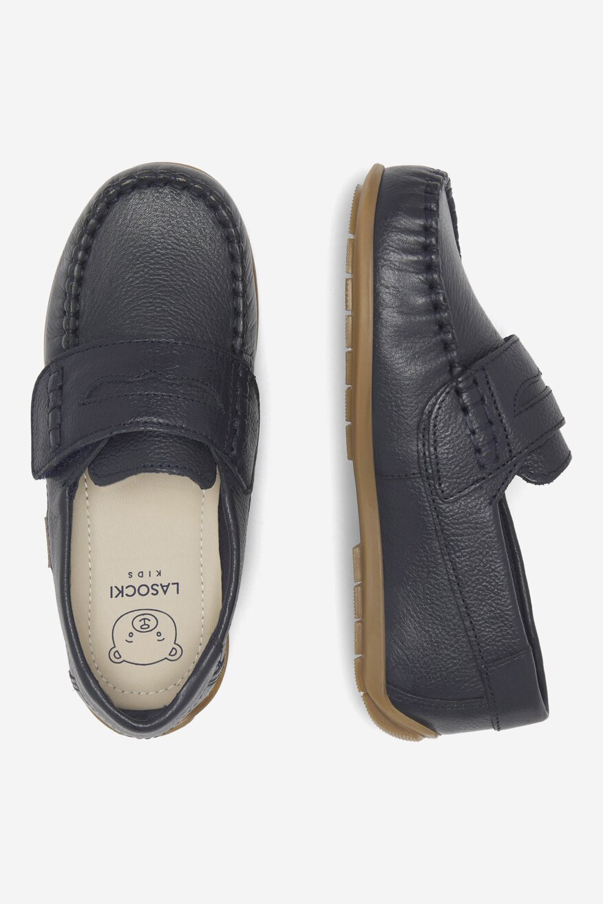 
                Lasocki Kids - Skórzane mokasyny - 5905588401735