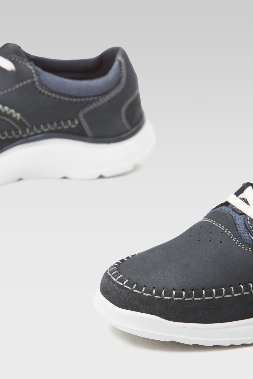 Clarks - Sneakersy skórzane - 5904248790851