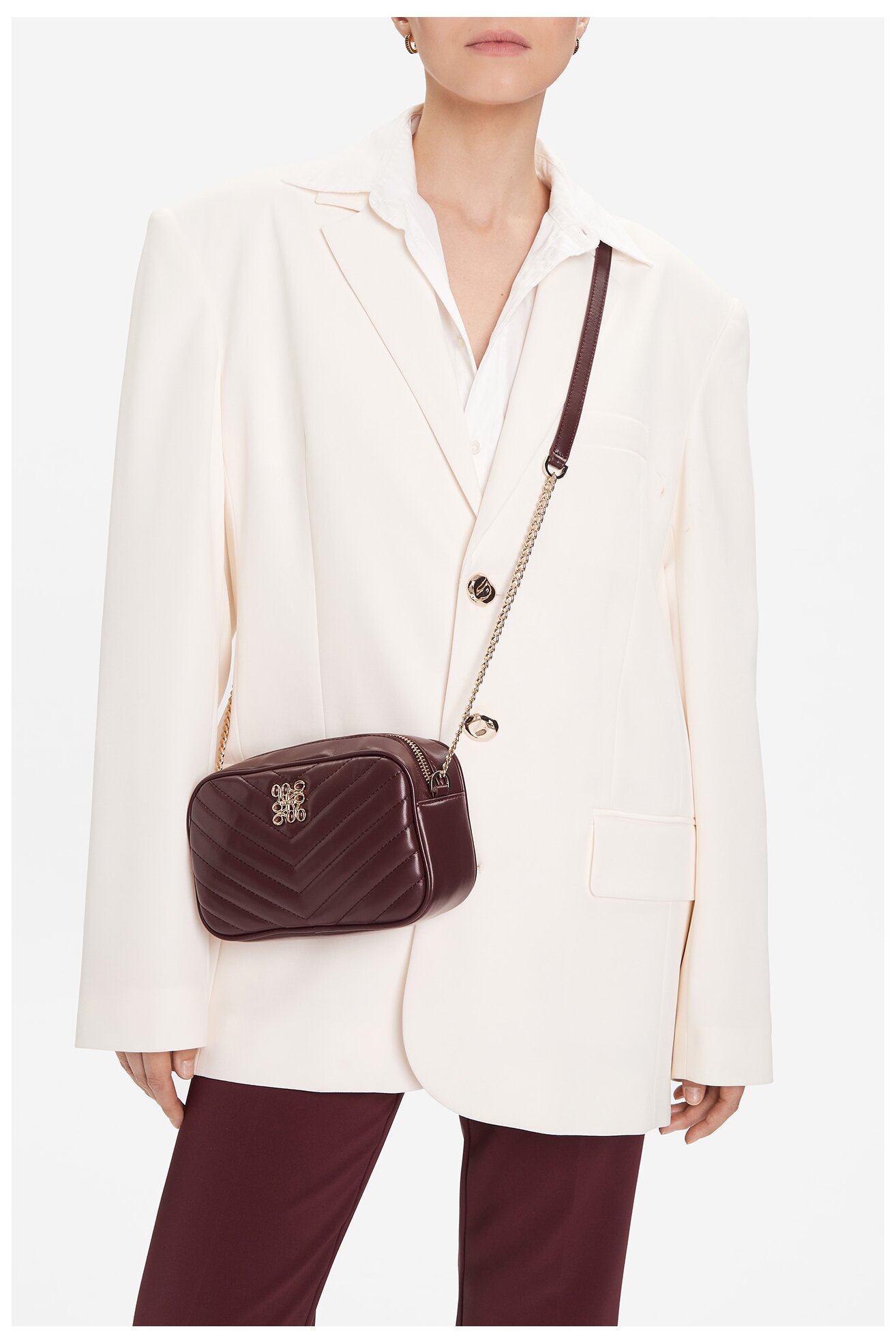 Geantă de mână NINE WEST CEO-MARY-LA513-89 GRENA