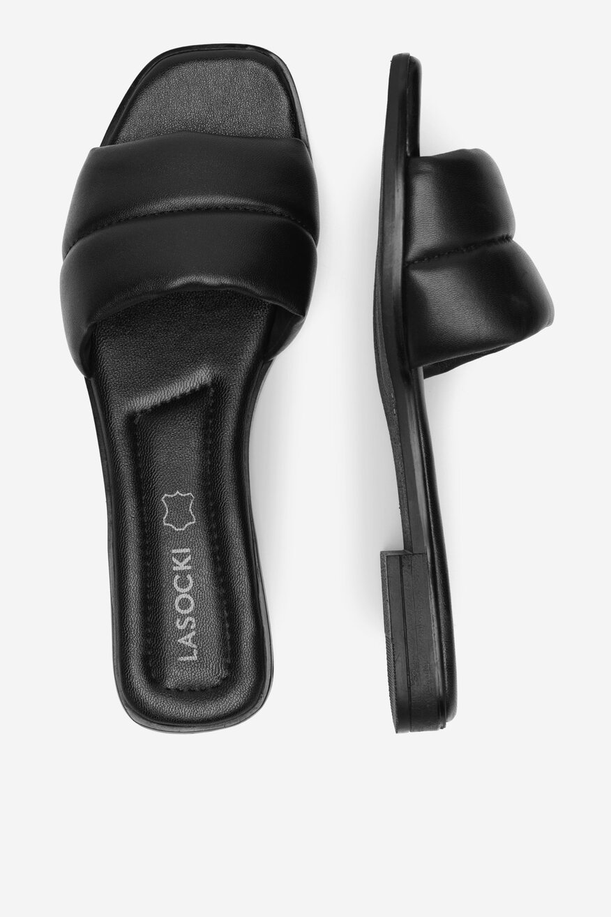 Lasocki - Klapki skórzane - 5904862287027