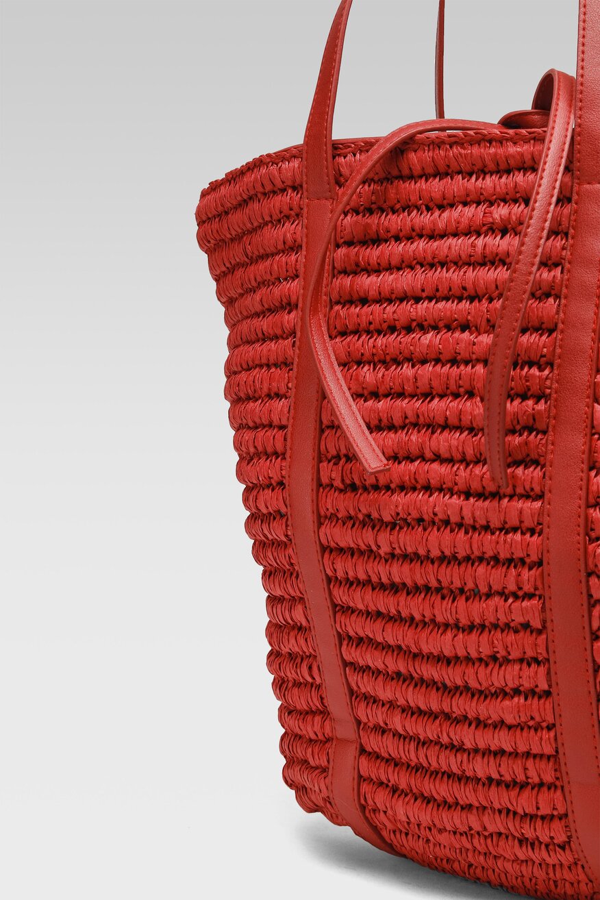 Jenny Fairy - Torebka plażowa czerwona - 5904248731465