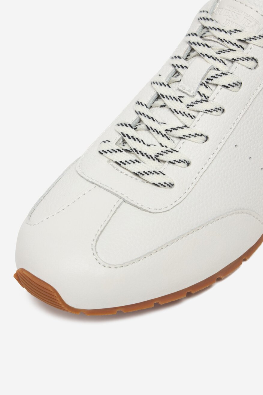 GUESS JEANS - Sneakersy skórzane - 5906751955970