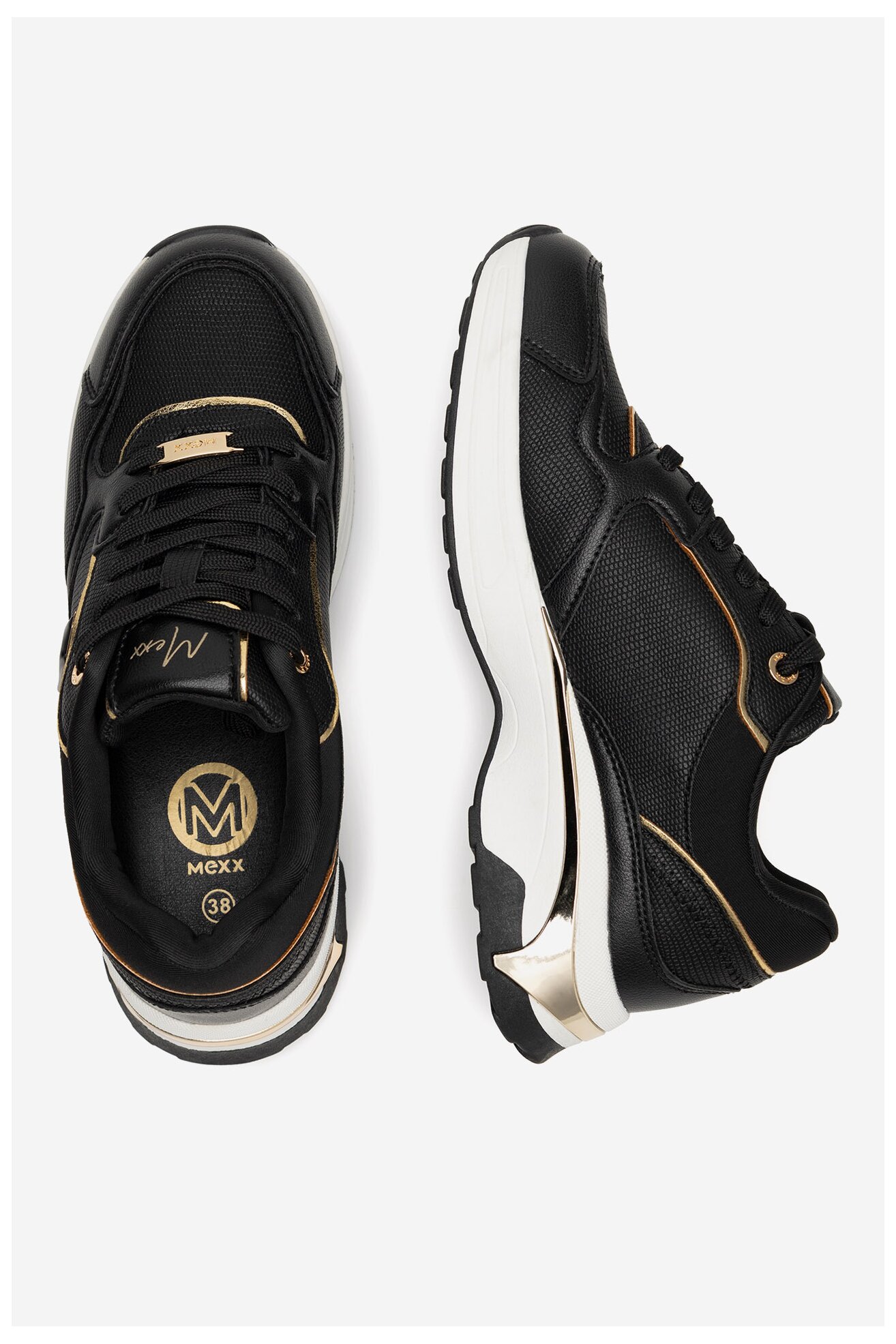 Sneakerși Mexx MI001009543W NEGRU