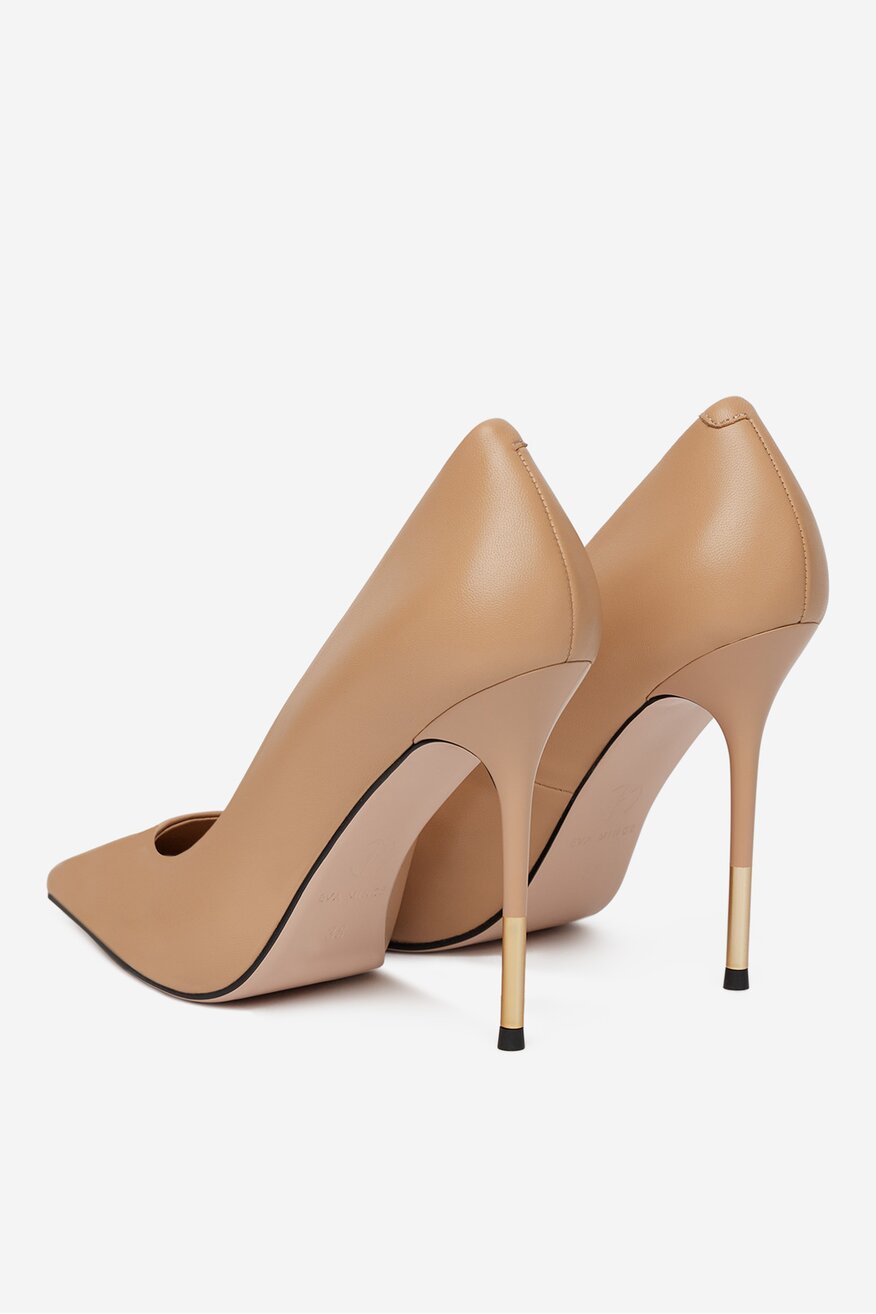 
                EVA MINGE - Szpilki skórzane - 5906751644225