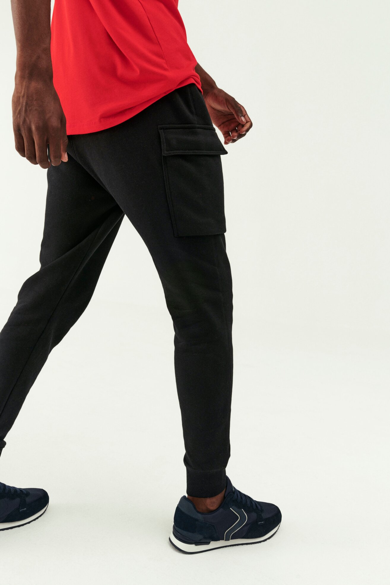 Spodnie joggersy Sprandi SS21-SPM001 Czarny