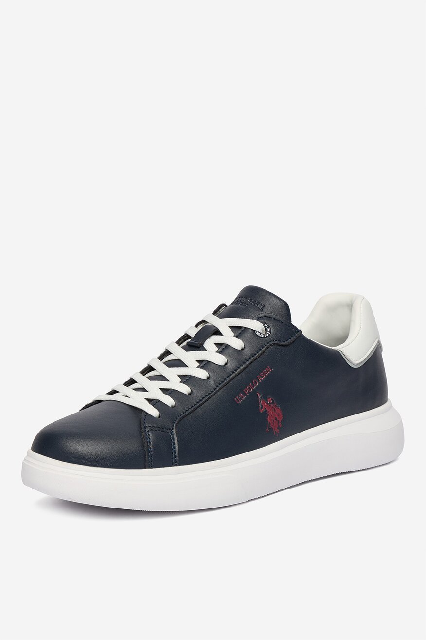U.S. POLO ASSN. - Sneakersy skórzane - 5906751950562