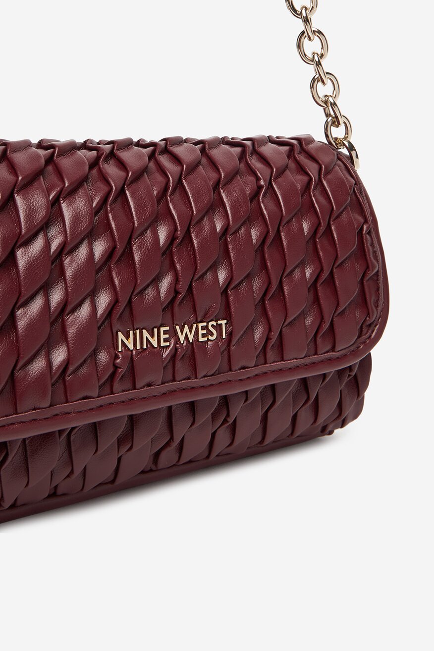 Torebka NINE WEST CEO-DAKOTA-I-LDA8006 Bordowy - 5906751367896