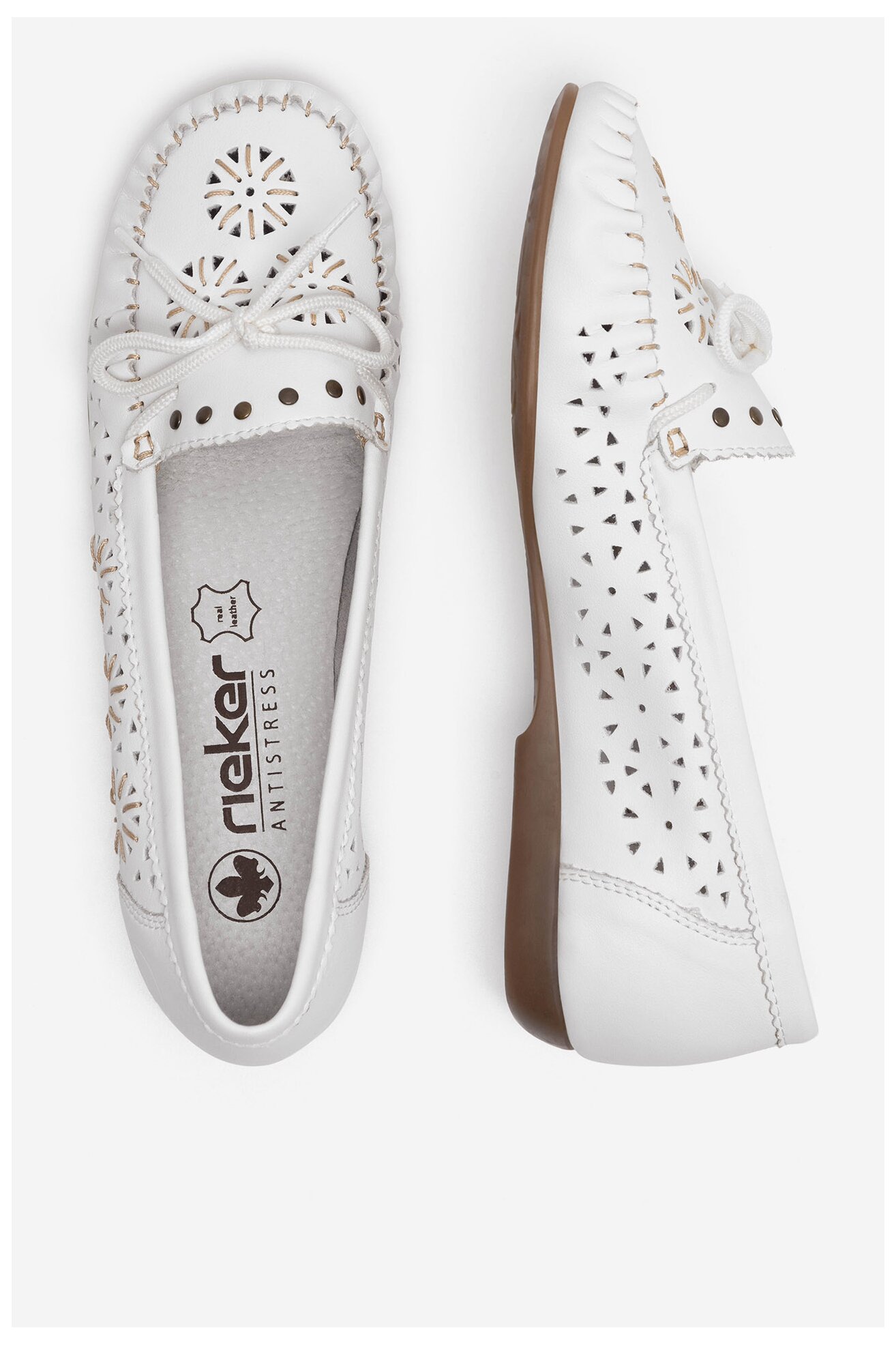 Балерина Rieker L6396-80 БЯЛ