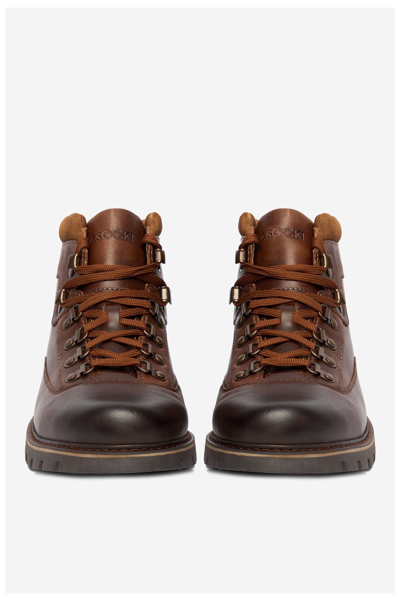 Šněrovací vyšší obuv Lasocki CEO-CHEROKE-07 MI25 HNĚDÁ