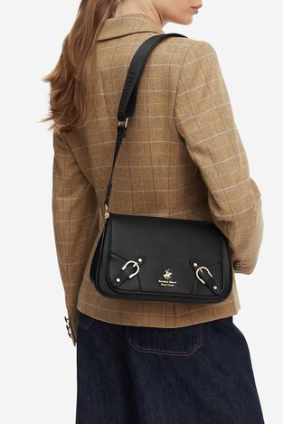Сумка З Ремінцем Beverly Hills Polo Club CEO-BHPC-L-004-10 ЧОРНИЙ