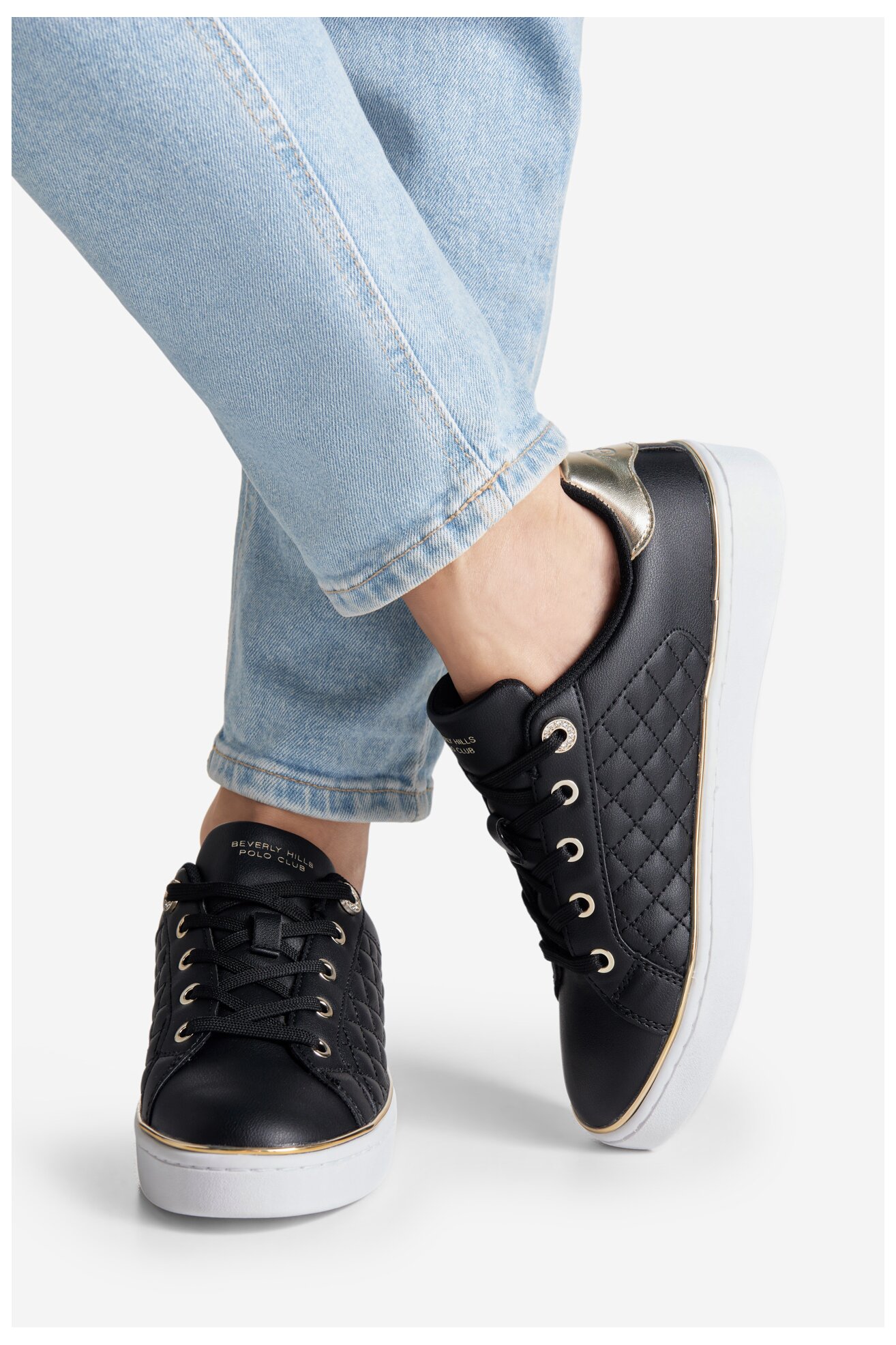 Sportovní obuv Beverly Hills Polo Club BHPCV12-493. ČERNÁ