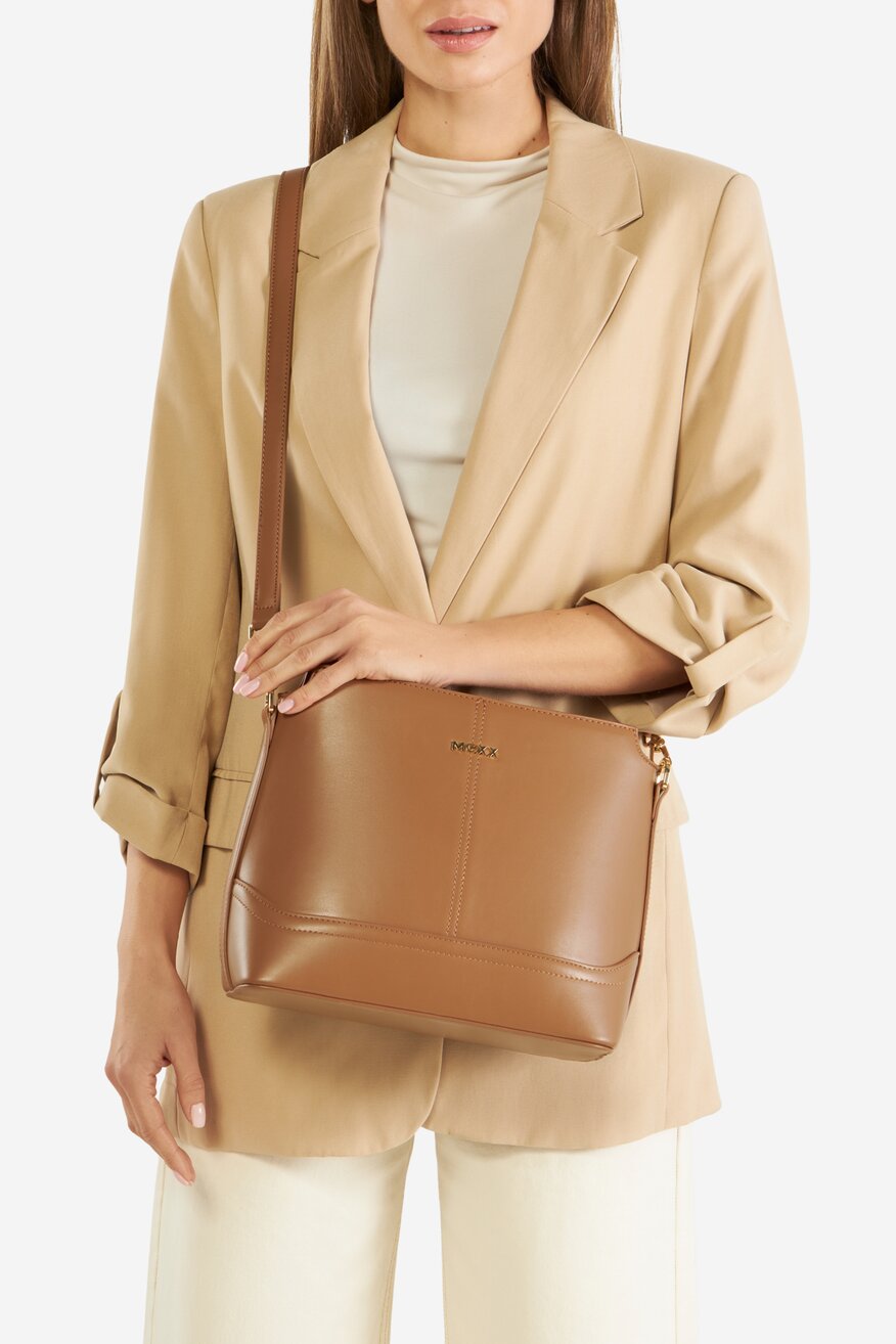 Дамска чанта Mexx КАМЕЛ - 5903698180748