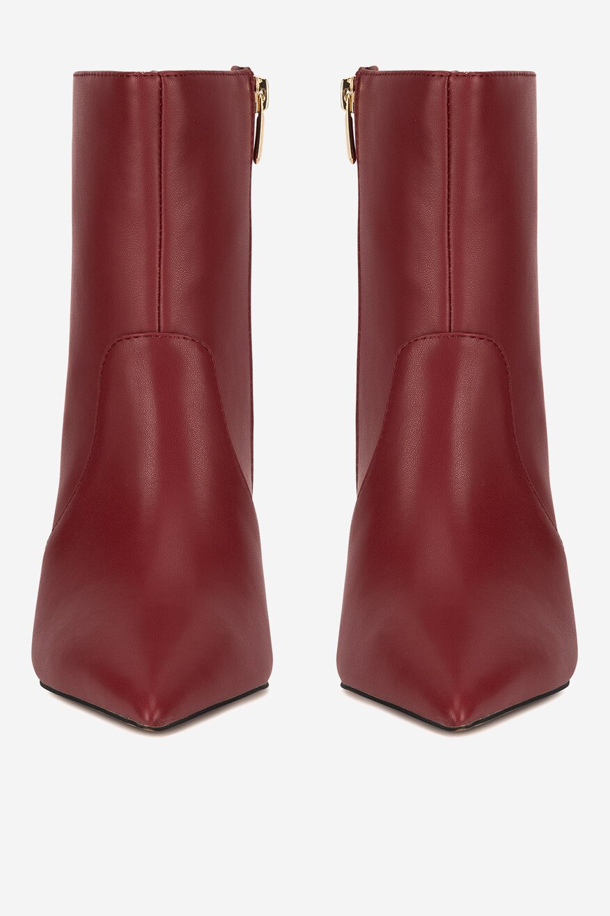 Kotníková obuv NINE WEST ČERVENÁ - 5903419339783