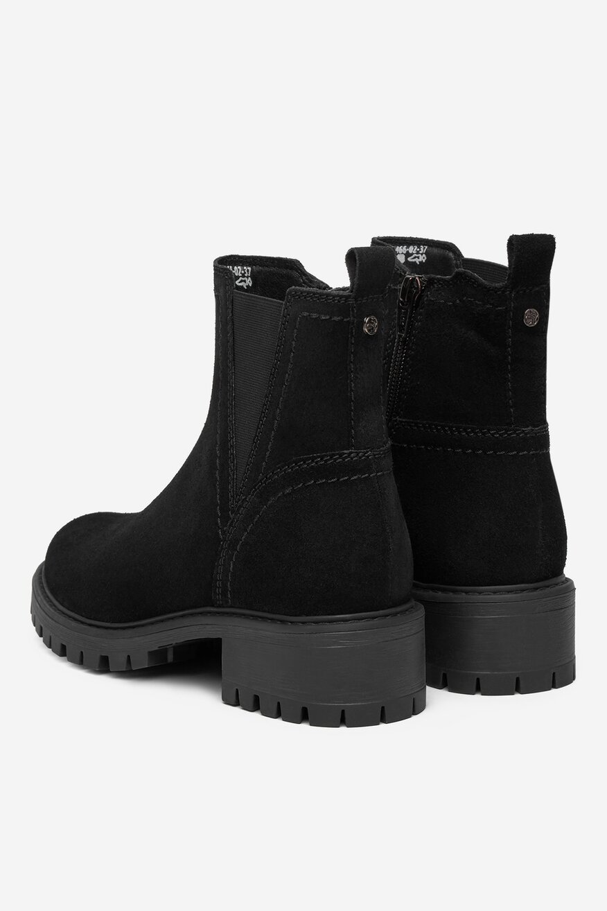 
                Lasocki - Botki skórzane ocieplane - 5906751227305