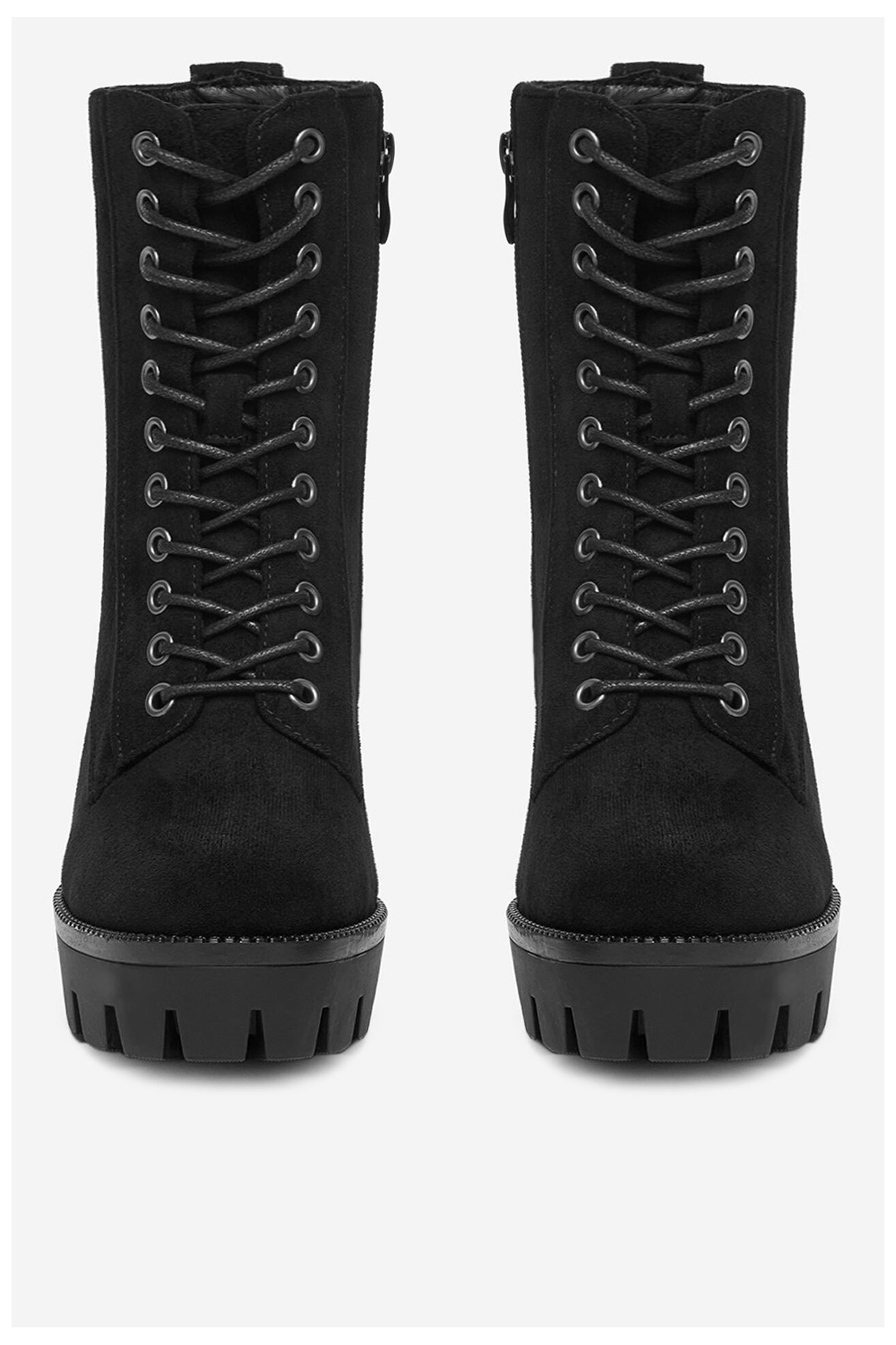 Trzewiki DeeZee 23756-4-BLACK SU Czarny