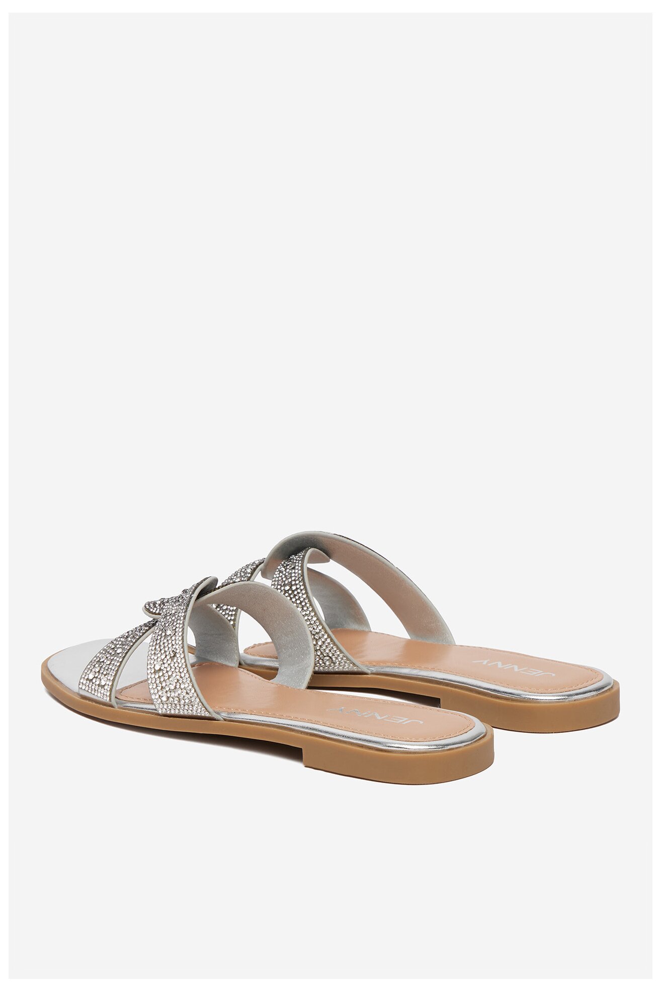 Klapki Jenny CEO-WSS21726-01 Srebrny