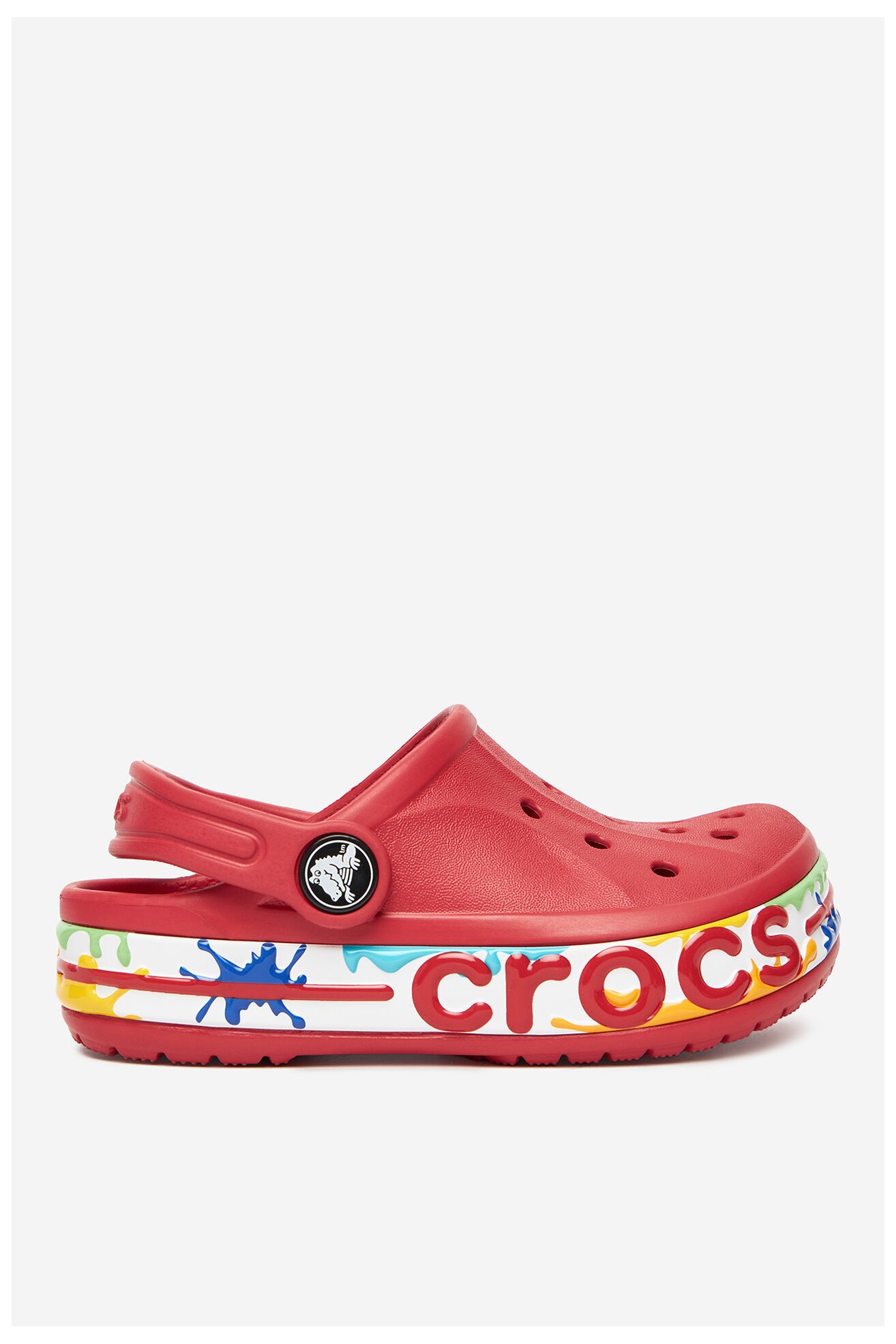 Klapki basenowe Crocs C-BAYABAND CLOG T 211683-6EN Czerwony