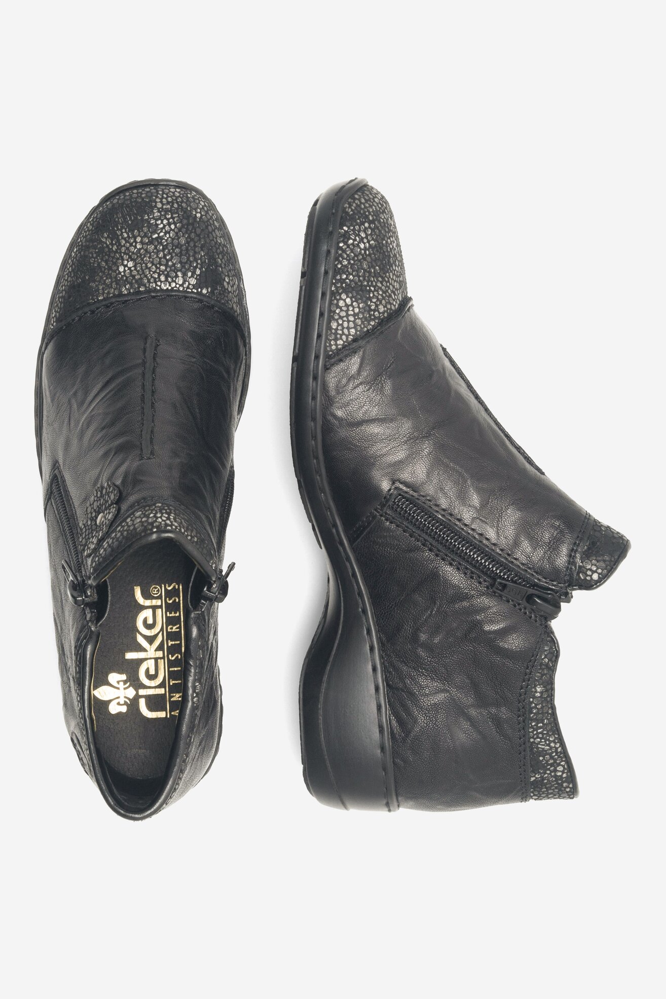 Половинки обувки Rieker 58388-01 ЧЕРЕН