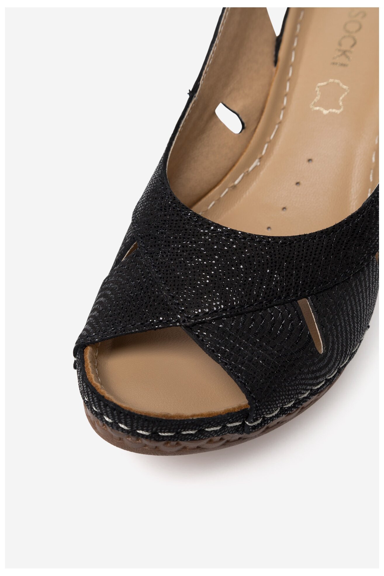 Szandál Lasocki ARC-N1890-02 FEKETE