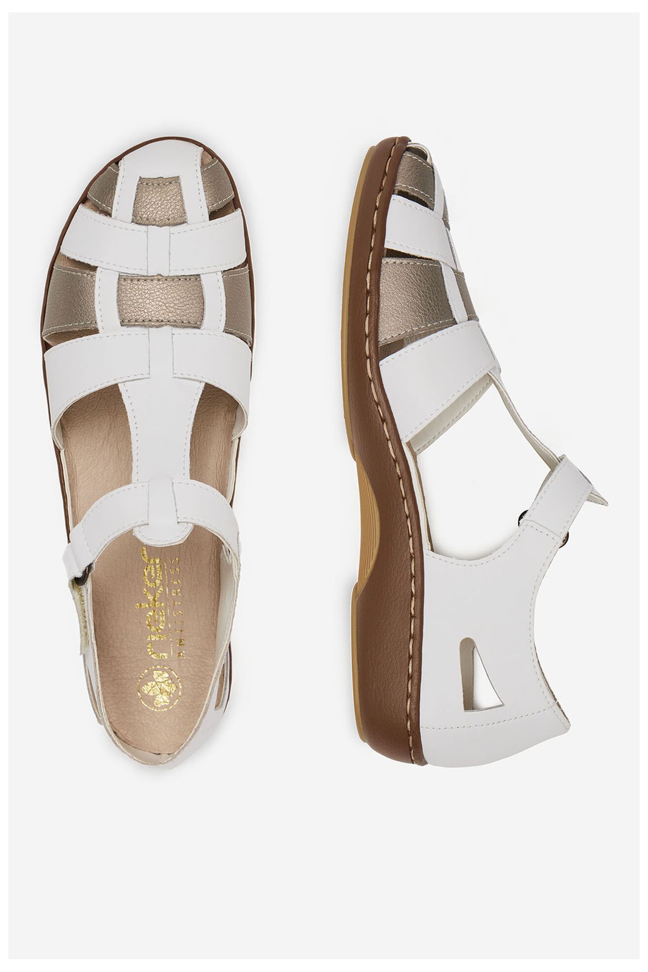 Сандали Rieker 45869-80 БЯЛ