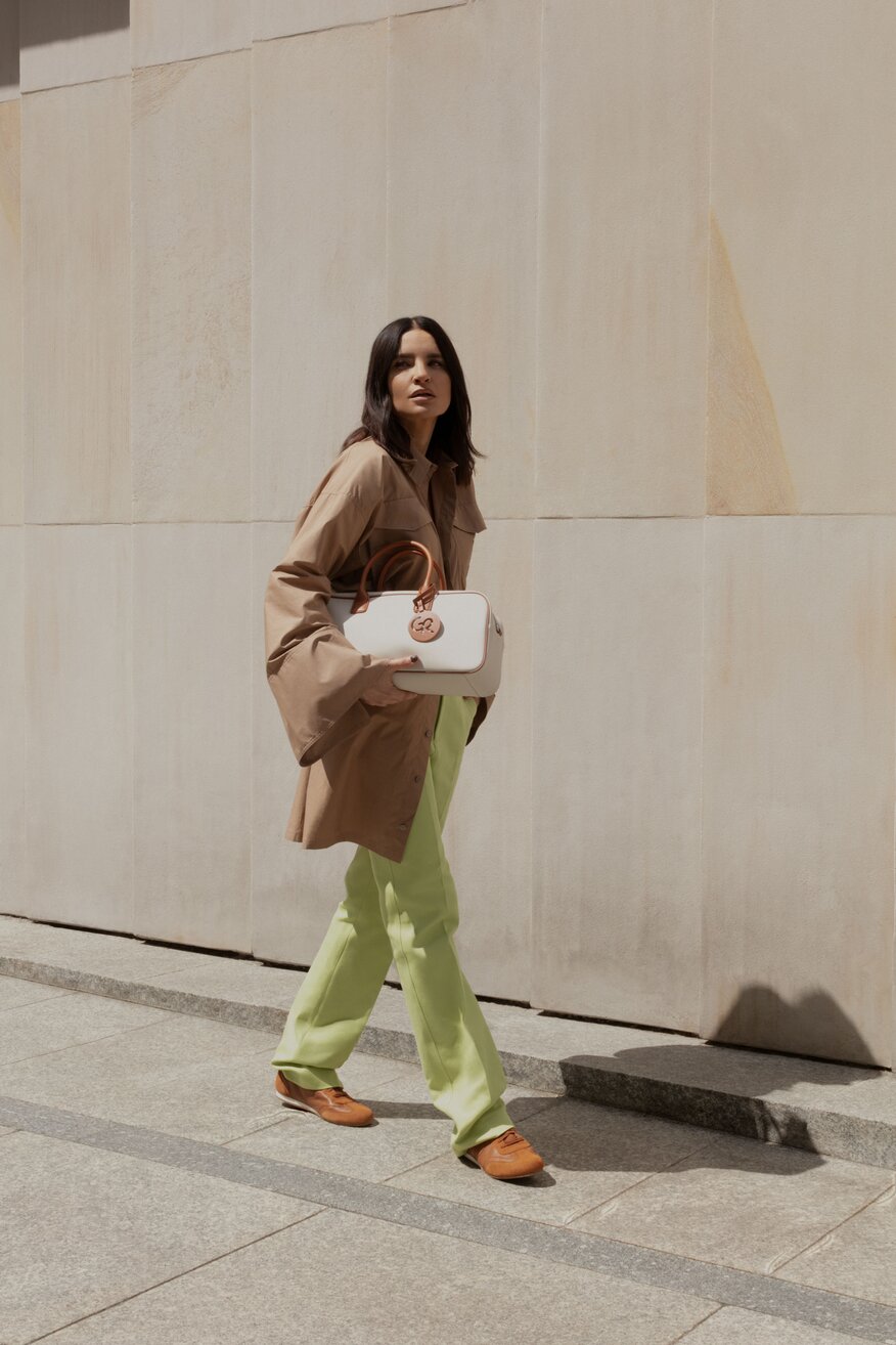 
                Gino Rossi - Torebka skórzana biała - 5903698770284