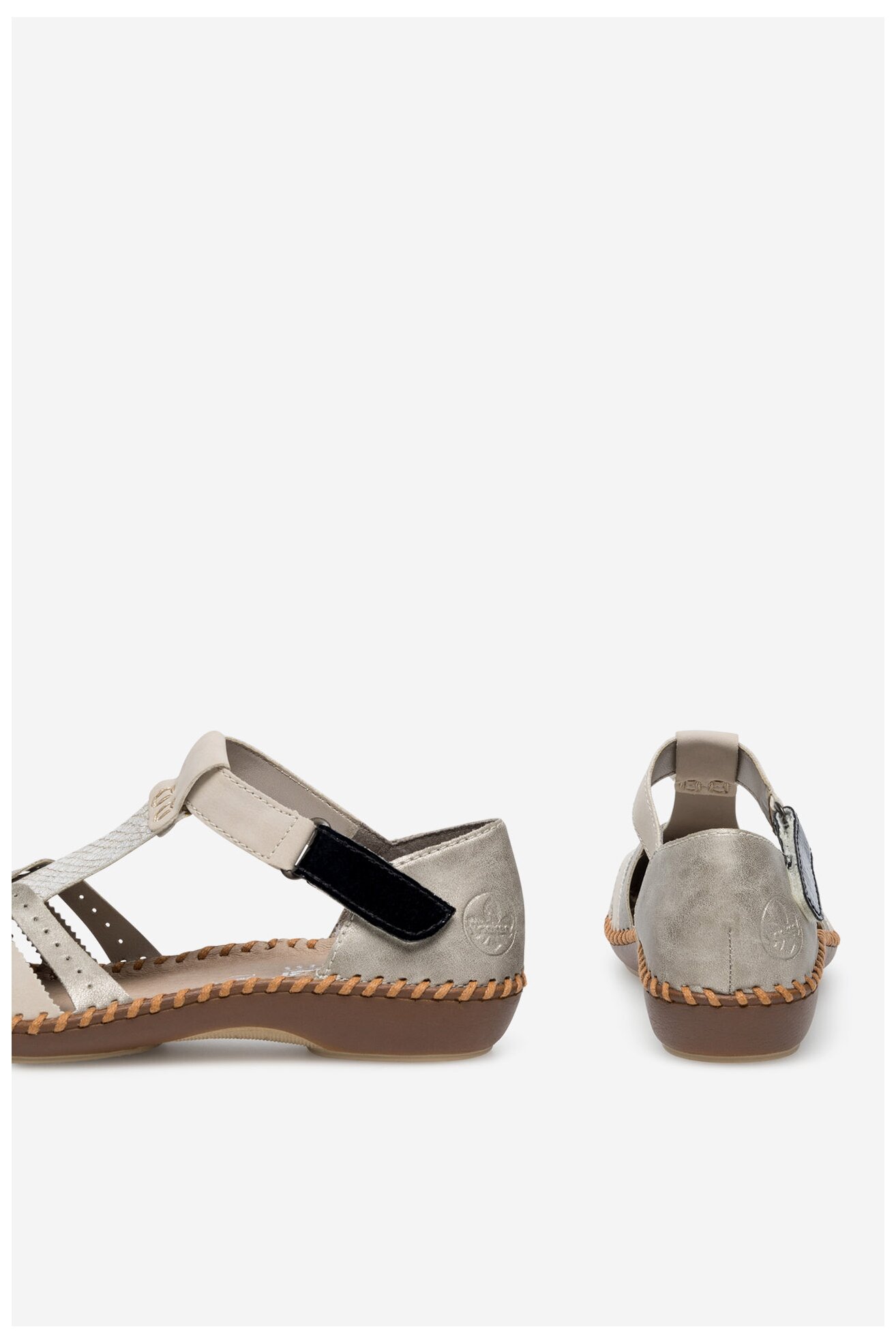 Sandały Rieker M1650-60 Beżowy