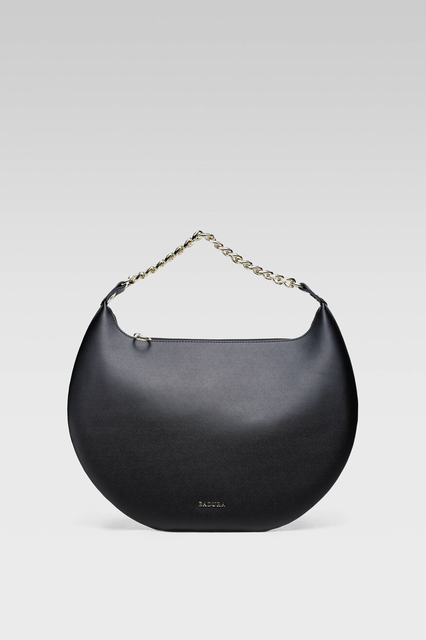 
                Badura - Torebka skórzana czarna - 5904248534974