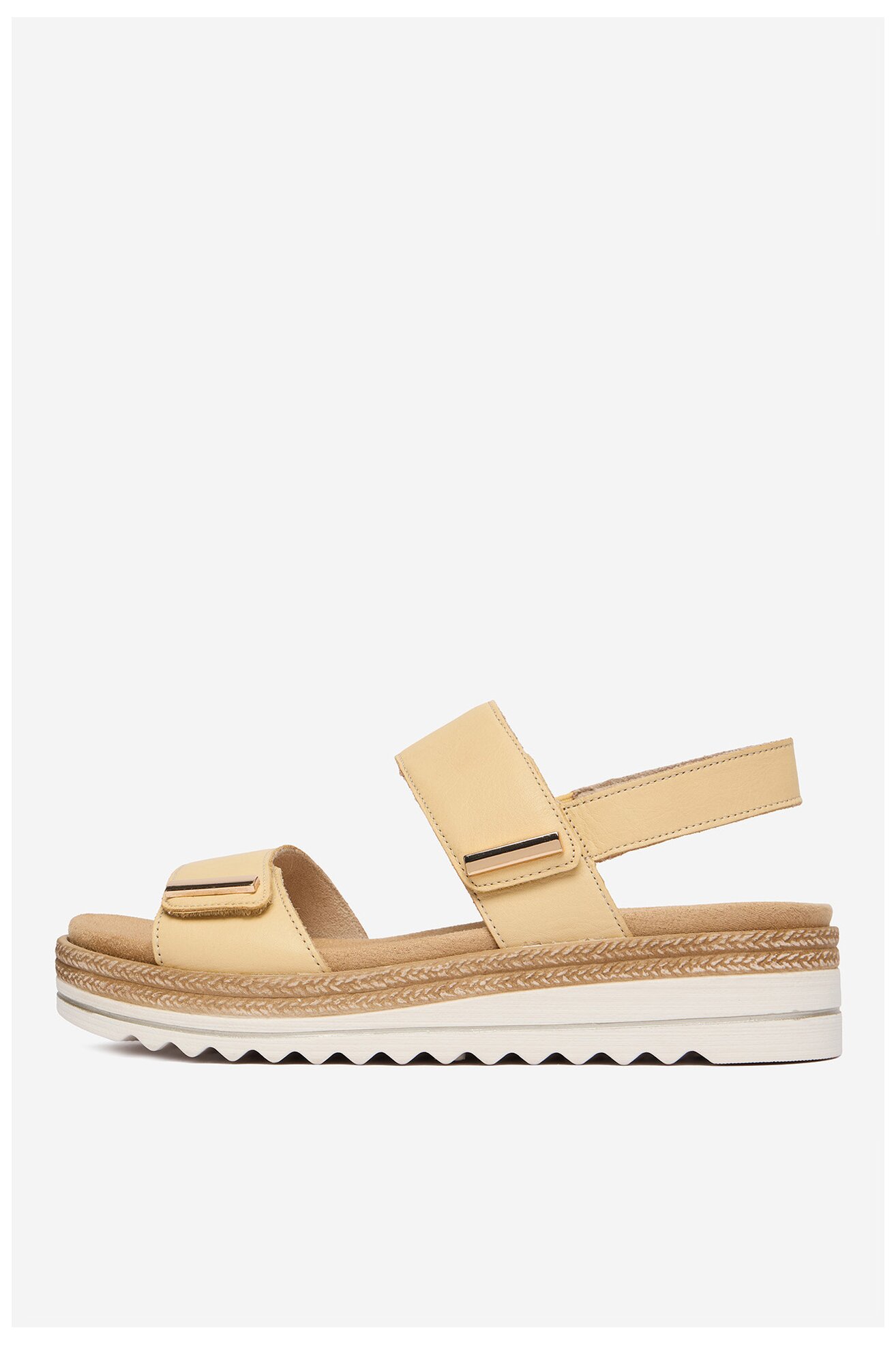 Sandały Remonte CEO-D0Q59-68 Żółty jasny